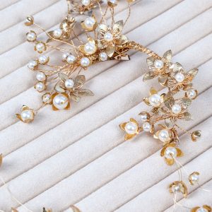 Handmade Elf Ear Cuff Fairy Flower Single Left Earring for Women