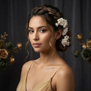 twisted elf ear cuff hanging earrings - handcrafted earrings by ASBADI
