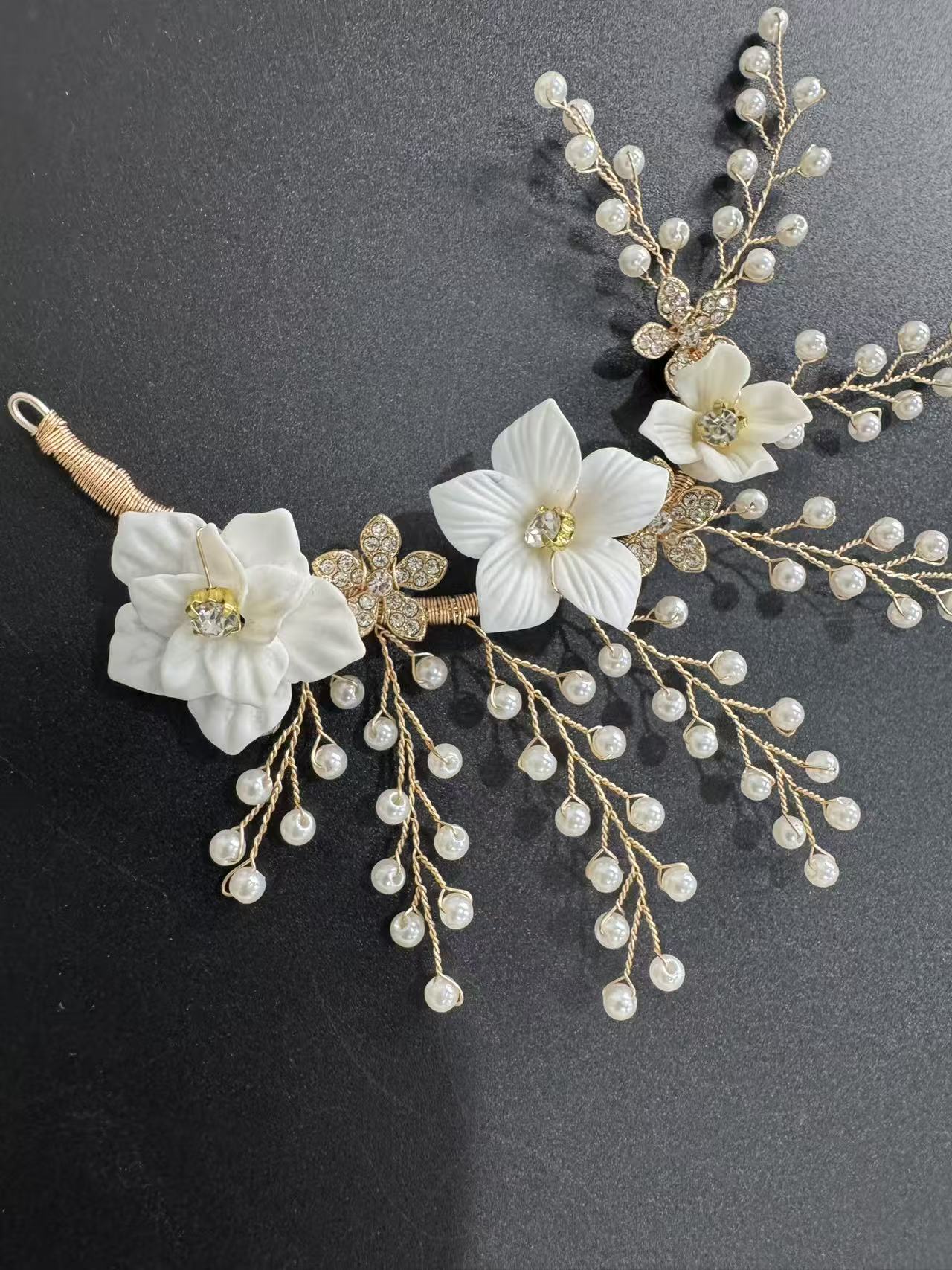 twisted elf ear cuff hanging earrings - handcrafted earrings by ASBADI