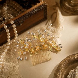 sapphire crystal bridal hair comb - handcrafted hair accessory by ASBADI