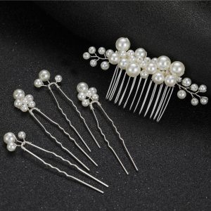 floral bridal headpiece - handcrafted bridal accessory by ASBADI