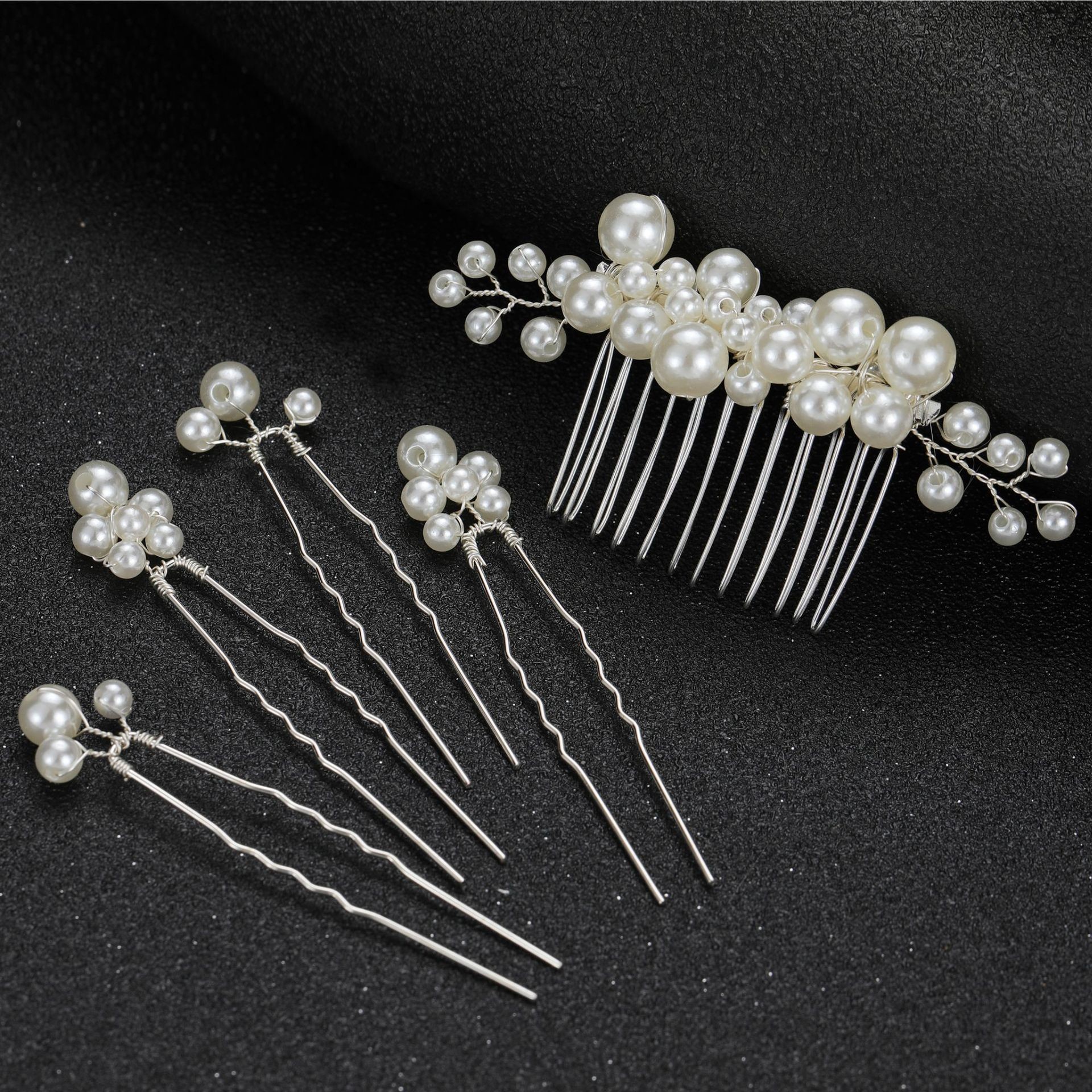 floral bridal headpiece - handcrafted bridal accessory by ASBADI