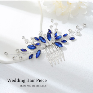 floral bridal headpiece - handcrafted hair accessory by ASBADI