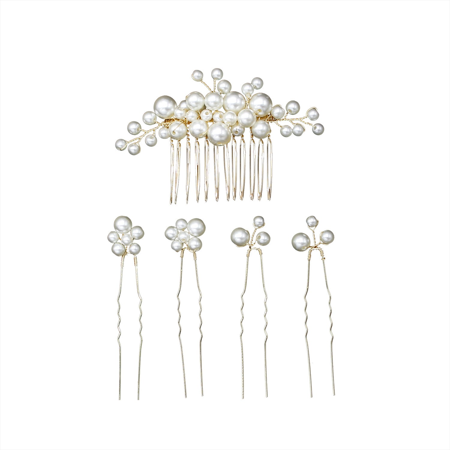 floral bridal headpiece - handcrafted bridal accessory by ASBADI