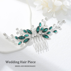 floral bridal headpiece - handcrafted hair accessory by ASBADI
