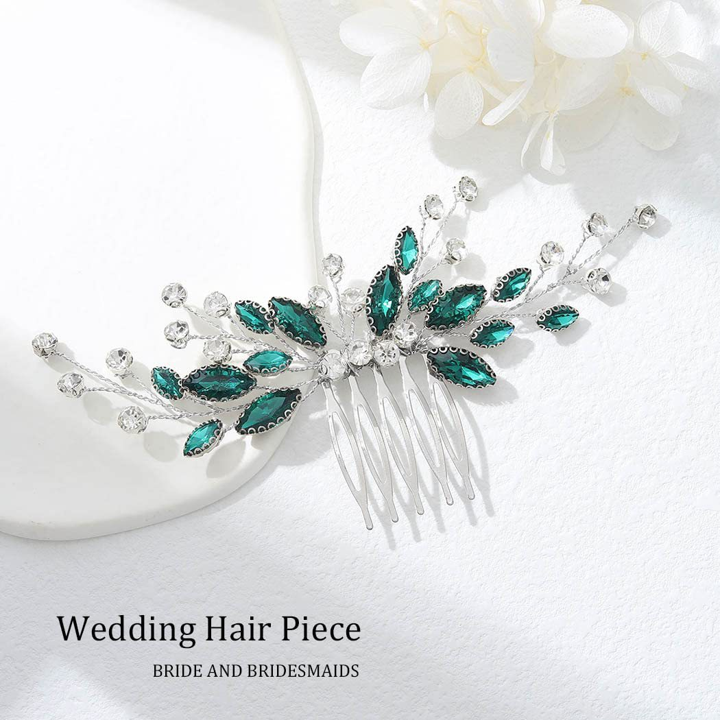 floral bridal headpiece - handcrafted hair accessory by ASBADI