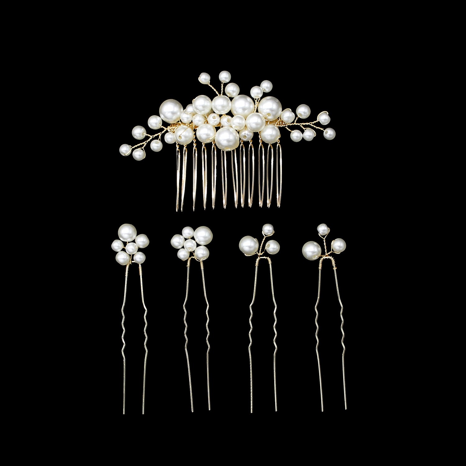 floral bridal headpiece - handcrafted bridal accessory by ASBADI