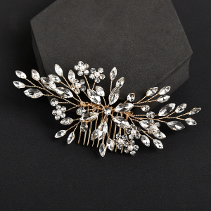 floral bridal headpiece - handcrafted bridal accessory by ASBADI