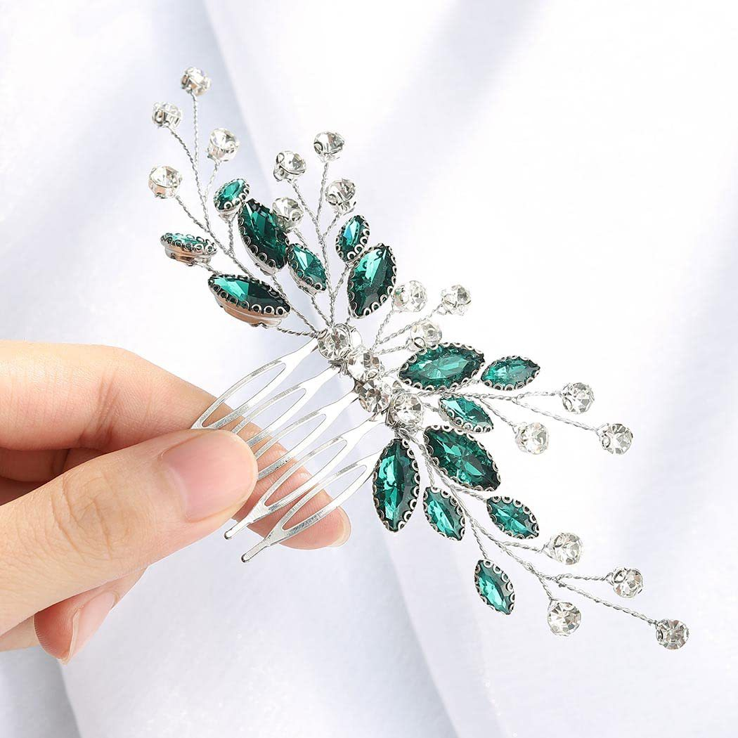 floral bridal headpiece - handcrafted hair accessory by ASBADI