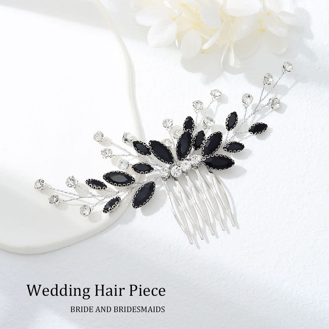 floral bridal headpiece - handcrafted hair accessory by ASBADI