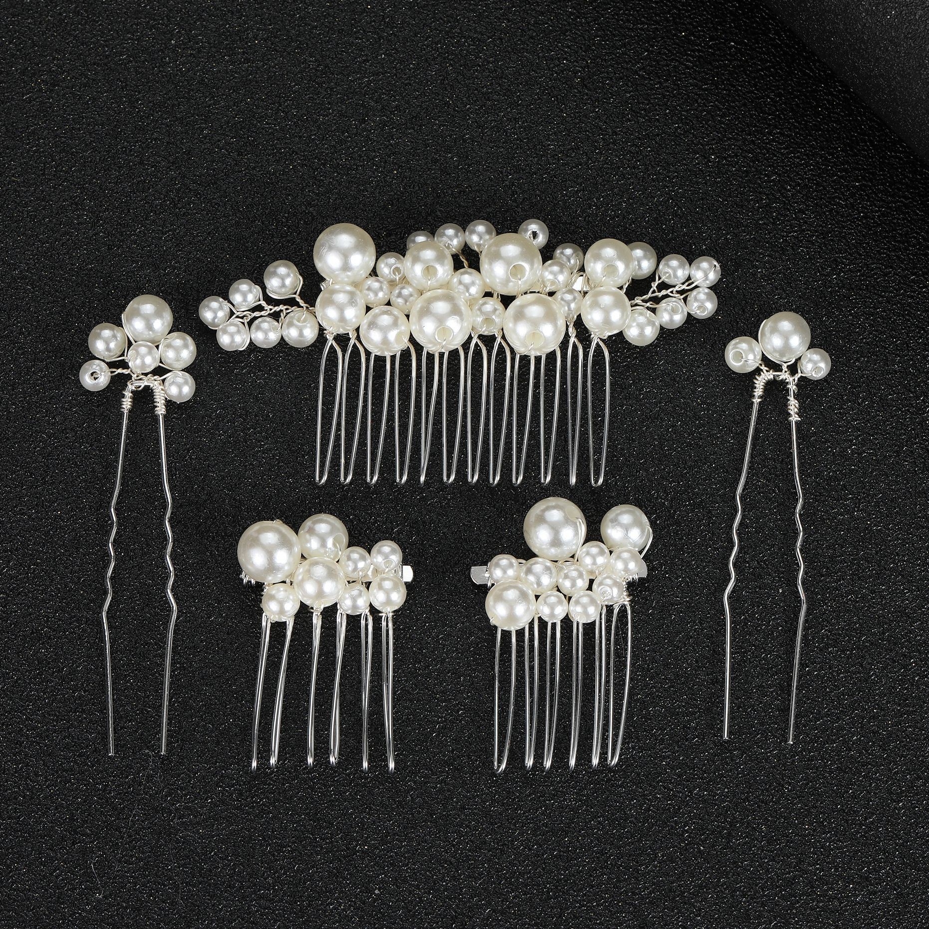 floral bridal headpiece - handcrafted bridal accessory by ASBADI