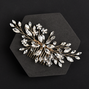floral bridal headpiece - handcrafted bridal accessory by ASBADI