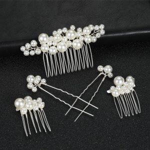 floral bridal headpiece - handcrafted bridal accessory by ASBADI