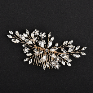 floral bridal headpiece - handcrafted bridal accessory by ASBADI