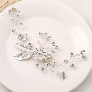 floral bridal headpiece - handcrafted bridal accessory by ASBADI