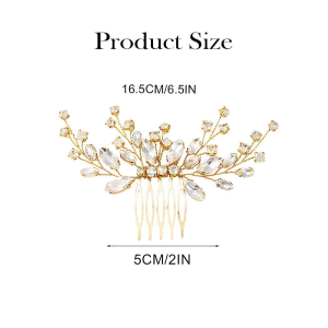 floral bridal headpiece - handcrafted hair accessory by ASBADI