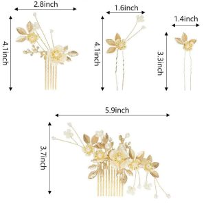 floral bridal headpiece - handcrafted bridal accessory by ASBADI